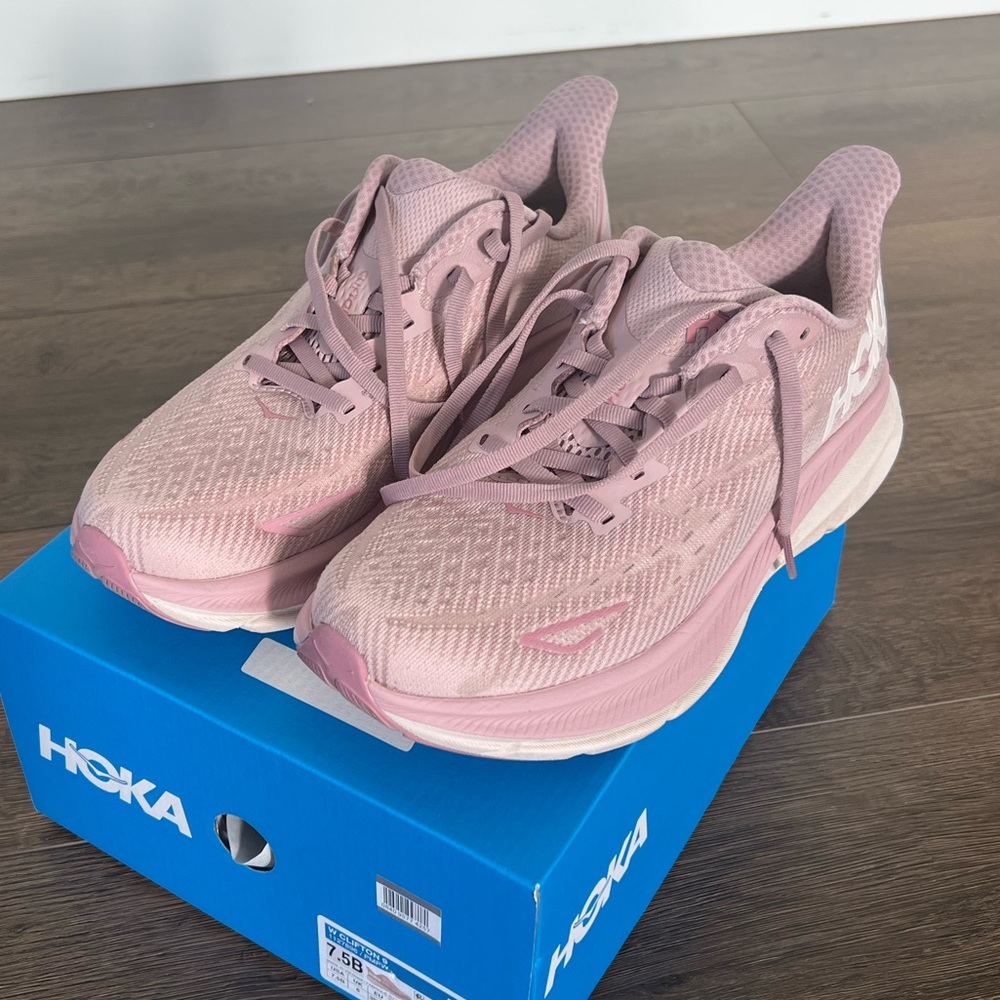 Hoka Clifton 9 Womens Pink Mauve